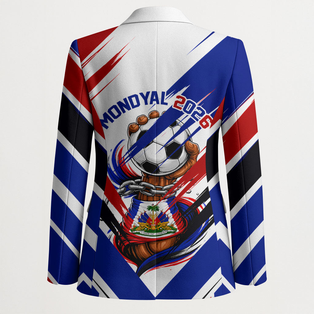 Haiti World Football Mondyal 2026 Blazer Pride Ayiti Caribbean Culture Patriotic Crest