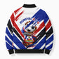 Haiti World Football Mondyal 2026 Bomber Puffer Jacket Pride Ayiti Caribbean Culture Patriotic Crest