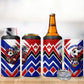 Haiti World Football Mondyal 2026 4 in 1 Can Cooler Tumbler Pride Ayiti Caribbean Culture Patriotic Crest