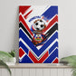 Haiti World Football Mondyal 2026 Canvas Wall Art Pride Ayiti Caribbean Culture Patriotic Crest