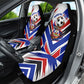 Haiti World Football Mondyal 2026 Car Seat Cover Pride Ayiti Caribbean Culture Patriotic Crest