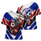 Haiti World Football Mondyal 2026 Cross Shoulder Shirt Pride Ayiti Caribbean Culture Patriotic Crest
