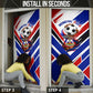 Haiti World Football Mondyal 2026 Door Cover Pride Ayiti Caribbean Culture Patriotic Crest