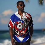 Haiti World Football Mondyal 2026 Hawaiian Shirt Pride Ayiti Caribbean Culture Patriotic Crest
