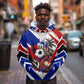 Haiti World Football Mondyal 2026 Hoodie Pride Ayiti Caribbean Culture Patriotic Crest