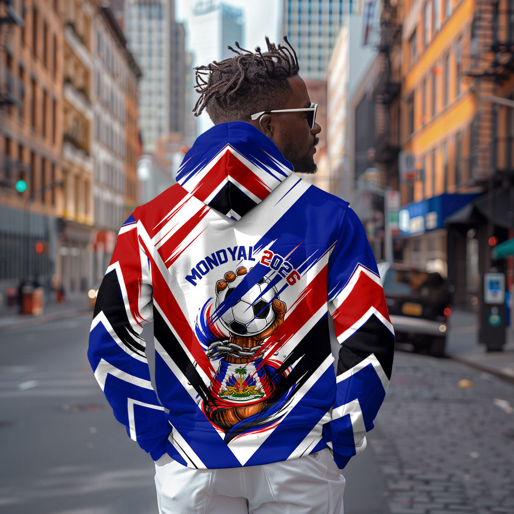 Haiti World Football Mondyal 2026 Hoodie Pride Ayiti Caribbean Culture Patriotic Crest