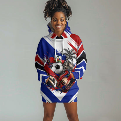 Haiti World Football Mondyal 2026 Hoodie Dress Pride Ayiti Caribbean Culture Patriotic Crest