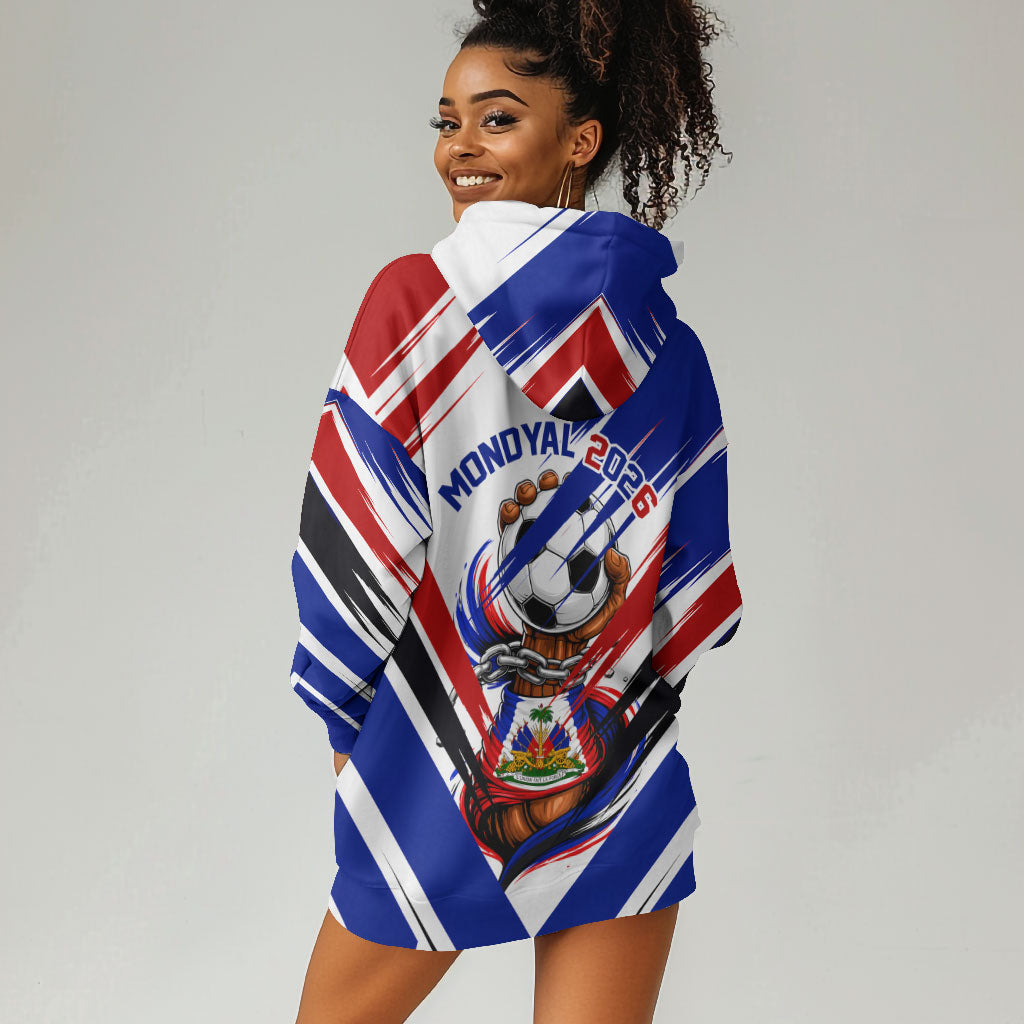 Haiti World Football Mondyal 2026 Hoodie Dress Pride Ayiti Caribbean Culture Patriotic Crest