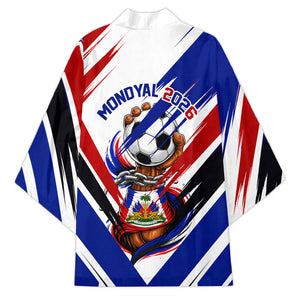 Haiti World Football Mondyal 2026 Kimono Pride Ayiti Caribbean Culture Patriotic Crest