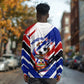 Haiti World Football Mondyal 2026 Long Sleeve Shirt Pride Ayiti Caribbean Culture Patriotic Crest