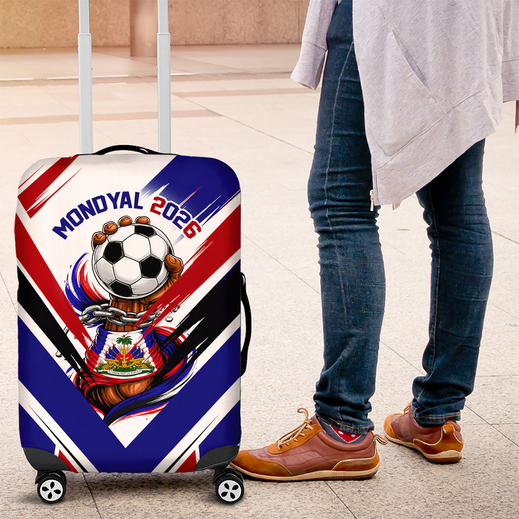 Haiti World Football Mondyal 2026 Luggage Cover Pride Ayiti Caribbean Culture Patriotic Crest