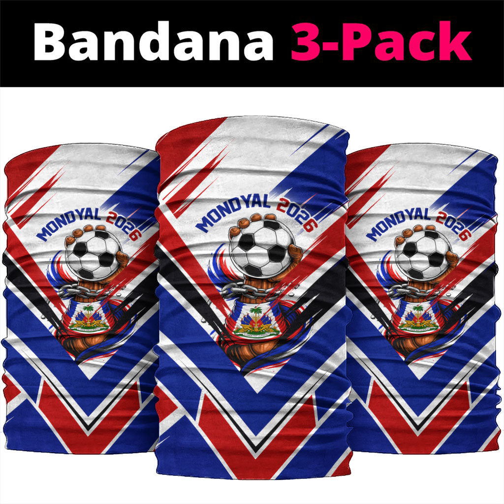 Haiti World Football Mondyal 2026 Neck Gaiter Pride Ayiti Caribbean Culture Patriotic Crest