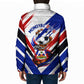 Haiti World Football Mondyal 2026 Padded Jacket Pride Ayiti Caribbean Culture Patriotic Crest