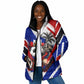 Haiti World Football Mondyal 2026 Padded Jacket Pride Ayiti Caribbean Culture Patriotic Crest