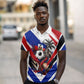 Haiti World Football Mondyal 2026 Polo Shirt Pride Ayiti Caribbean Culture Patriotic Crest