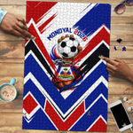 Haiti World Football Mondyal 2026 Puzzle Pride Ayiti Caribbean Culture Patriotic Crest