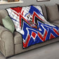 Haiti World Football Mondyal 2026 Quilt Pride Ayiti Caribbean Culture Patriotic Crest