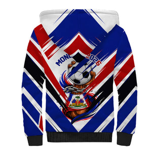 Haiti World Football Mondyal 2026 Sherpa Hoodie Pride Ayiti Caribbean Culture Patriotic Crest