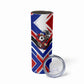 Haiti World Football Mondyal 2026 Skinny Tumbler Pride Ayiti Caribbean Culture Patriotic Crest