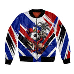 Haiti World Football Mondyal 2026 Sleeve Zip Bomber Jacket Pride Ayiti Caribbean Culture Patriotic Crest