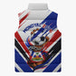 Haiti World Football Mondyal 2026 Sleeveless Puffer Jacket Pride Ayiti Caribbean Culture Patriotic Crest