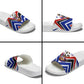 Haiti World Football Mondyal 2026 Slide Sandals Pride Ayiti Caribbean Culture Patriotic Crest