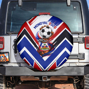 Haiti World Football Mondyal 2026 Spare Tire Cover Pride Ayiti Caribbean Culture Patriotic Crest