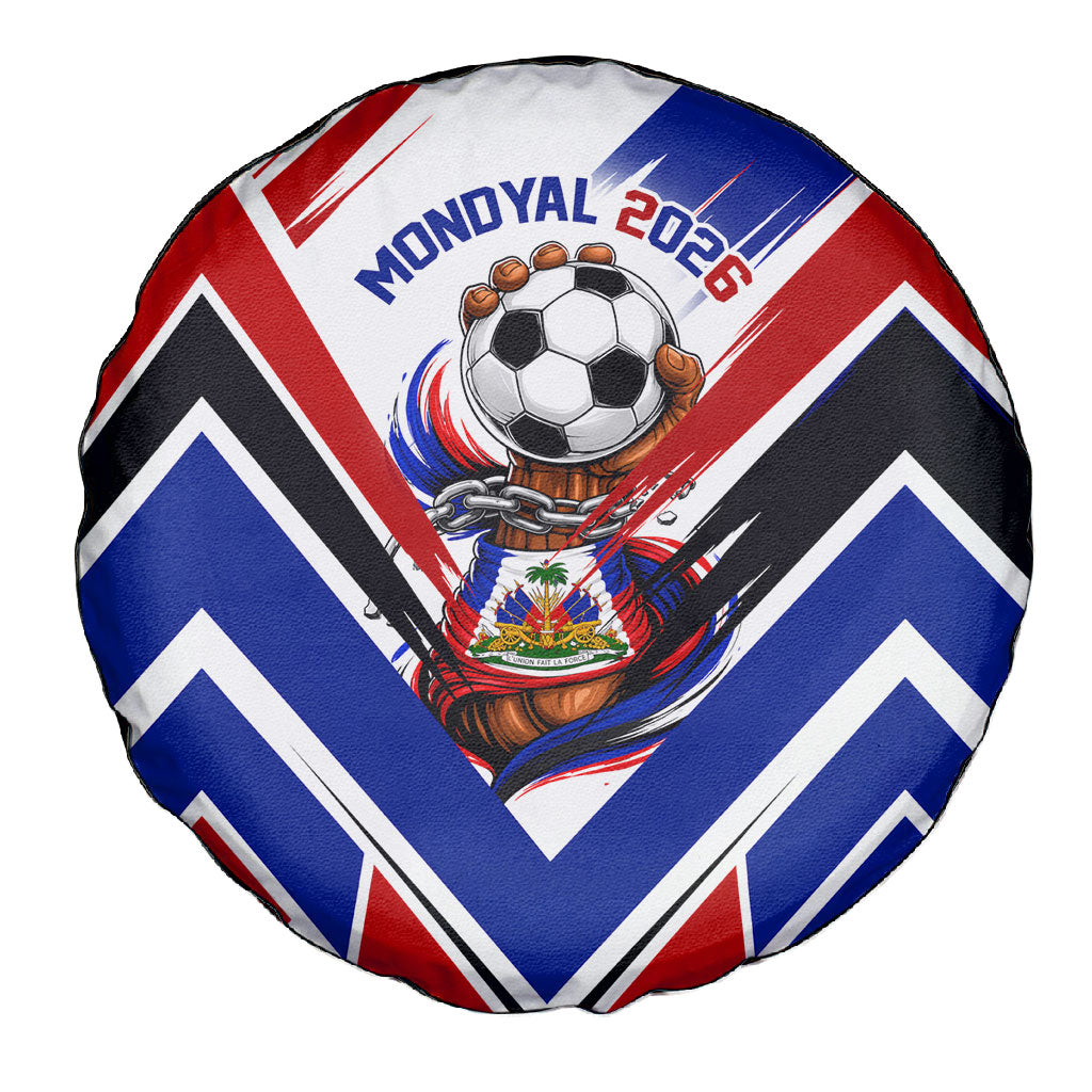Haiti World Football Mondyal 2026 Spare Tire Cover Pride Ayiti Caribbean Culture Patriotic Crest
