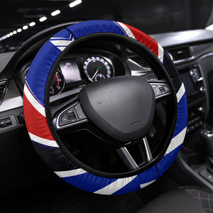 Haiti World Football Mondyal 2026 Steering Wheel Cover Pride Ayiti Caribbean Culture Patriotic Crest