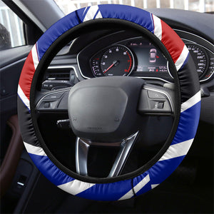Haiti World Football Mondyal 2026 Steering Wheel Cover Pride Ayiti Caribbean Culture Patriotic Crest