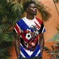 Haiti World Football Mondyal 2026 T shirt Pride Ayiti Caribbean Culture Patriotic Crest