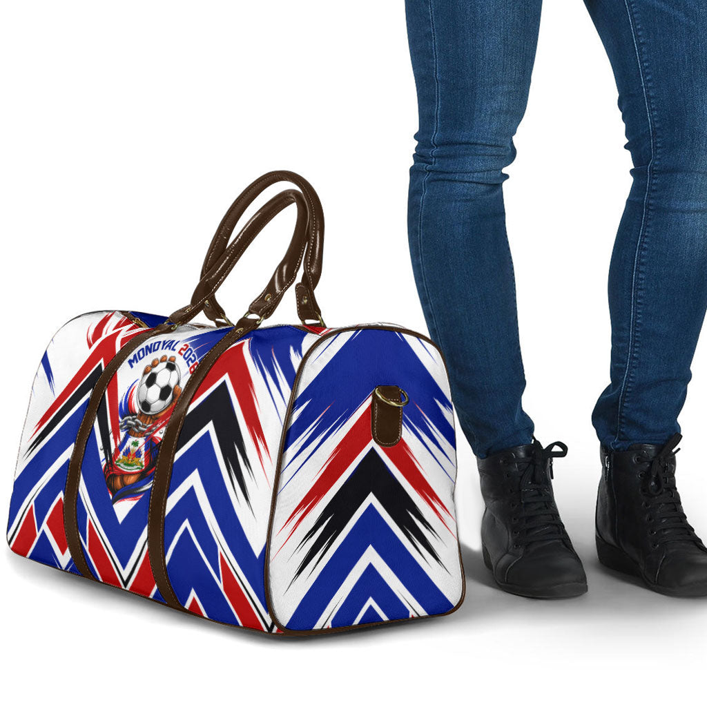 Haiti World Football Mondyal 2026 Travel Bag Pride Ayiti Caribbean Culture Patriotic Crest