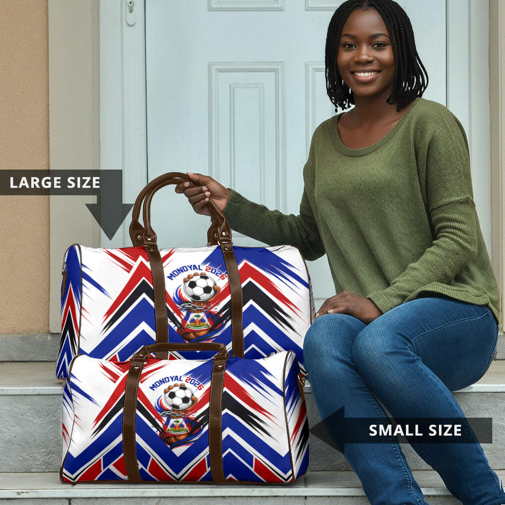 Haiti World Football Mondyal 2026 Travel Bag Pride Ayiti Caribbean Culture Patriotic Crest