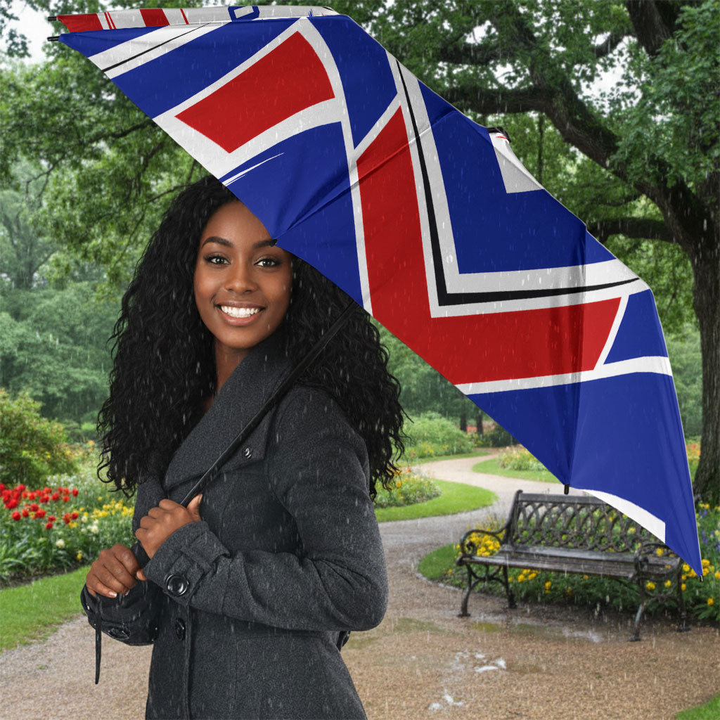 Haiti World Football Mondyal 2026 Umbrella Pride Ayiti Caribbean Culture Patriotic Crest