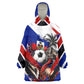 Haiti World Football Mondyal 2026 Wearable Blanket Hoodie Pride Ayiti Caribbean Culture Patriotic Crest