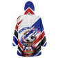 Haiti World Football Mondyal 2026 Wearable Blanket Hoodie Pride Ayiti Caribbean Culture Patriotic Crest