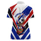 Haiti World Football Mondyal 2026 Women Polo Shirt Pride Ayiti Caribbean Culture Patriotic Crest