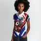 Haiti World Football Mondyal 2026 Women Polo Shirt Pride Ayiti Caribbean Culture Patriotic Crest