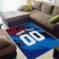 Personalized Antigua And Barbuda Cricket Area Rug Falcons Mascot Sport Style