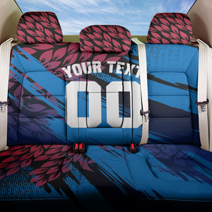 Personalized Antigua And Barbuda Cricket Back Car Seat Cover Falcons Mascot Sport Style