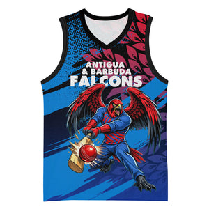 Personalized Antigua And Barbuda Cricket Basketball Jersey Falcons Mascot Sport Style