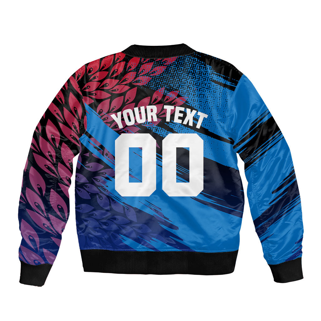 Personalized Antigua And Barbuda Cricket Bomber Jacket Falcons Mascot Sport Style