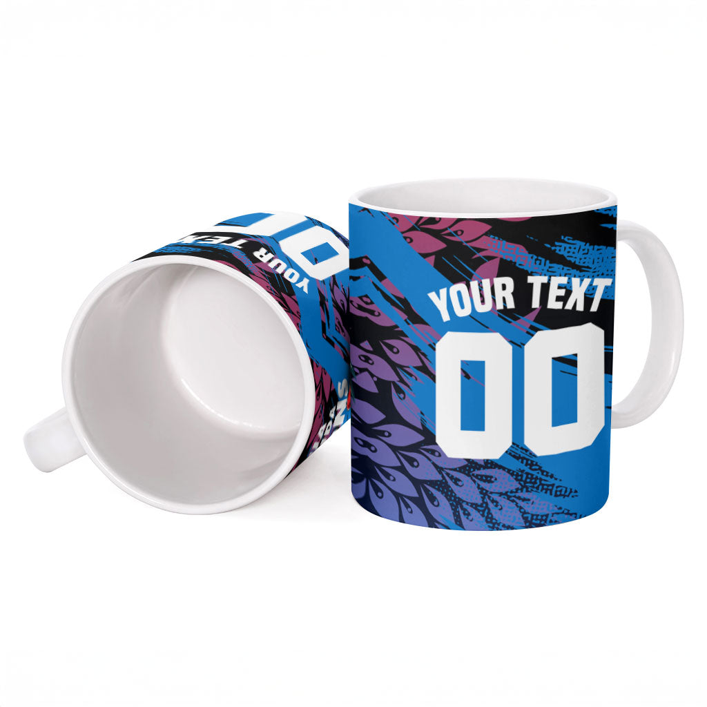 Personalized Antigua And Barbuda Cricket Ceramic Mug Falcons Mascot Sport Style