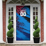 Personalized Antigua And Barbuda Cricket Door Cover Falcons Mascot Sport Style