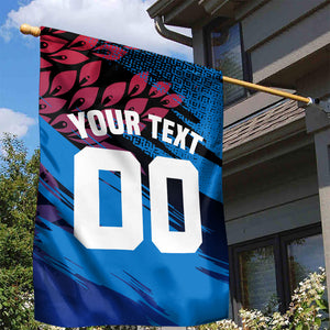 Personalized Antigua And Barbuda Cricket Garden Flag Falcons Mascot Sport Style