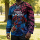 Personalized Antigua And Barbuda Cricket Hockey Jersey Falcons Mascot Sport Style