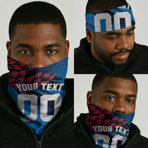 Personalized Antigua And Barbuda Cricket Neck Gaiter Falcons Mascot Sport Style