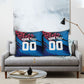 Personalized Antigua And Barbuda Cricket Pillow Cover Falcons Mascot Sport Style