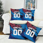 Personalized Antigua And Barbuda Cricket Pillow Cover Falcons Mascot Sport Style