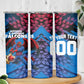 Personalized Antigua And Barbuda Cricket Skinny Tumbler Falcons Mascot Sport Style